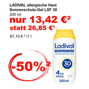 Ihr beliebtes Sonnenschutz-Produkt zum halben Preis